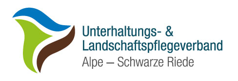 Logo des Unterhaltungs- und Landschaftspflegeverbandes Alpe – Schwarze Riede